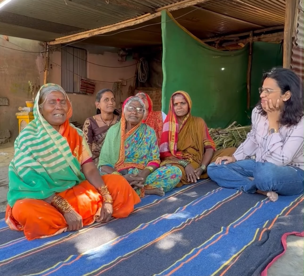 A conversation in Latur